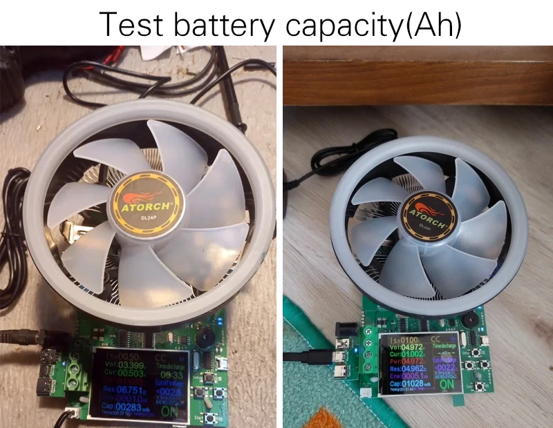 180W DC Tester APP Electronic Load Lithium Battery Capacity Monitor Discharge Charge Power Meter Supply Checker + PD/QC Trigger