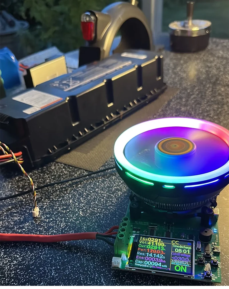 180W DC Tester APP Electronic Load Lithium Battery Capacity Monitor Discharge Charge Power Meter Supply Checker + PD/QC Trigger