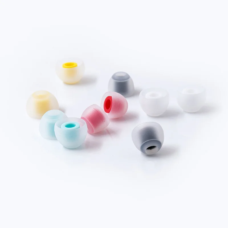 Wooeasy KBEAR 07 Silicone Earphone Eartips S M M- M+ L Size In Ear Earbuds Headset Headphones Accessories for KBEAR KS2 LARK IEM
