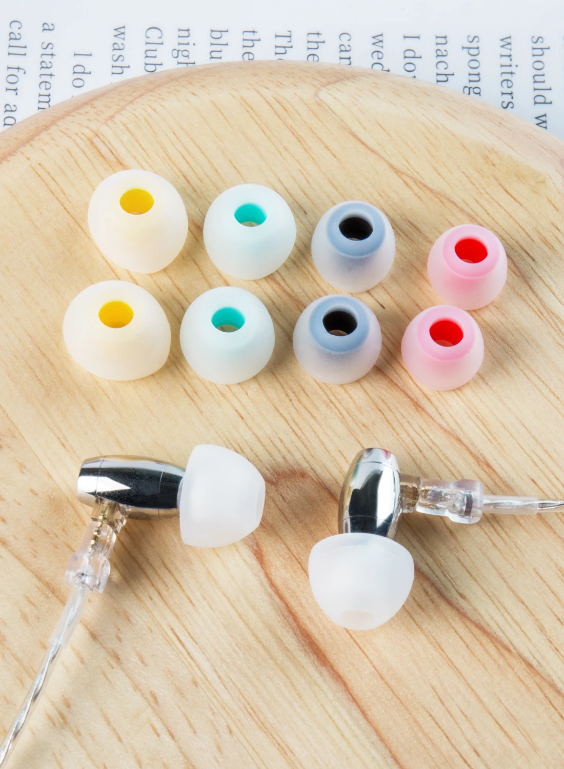 Wooeasy KBEAR 07 Silicone Earphone Eartips S M M- M+ L Size In Ear Earbuds Headset Headphones Accessories for KBEAR KS2 LARK IEM