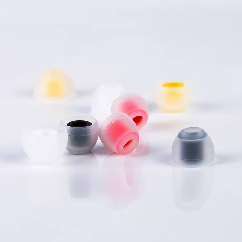 Wooeasy KBEAR 07 Silicone Earphone Eartips S M M- M+ L Size In Ear Earbuds Headset Headphones Accessories for KBEAR KS2 LARK IEM