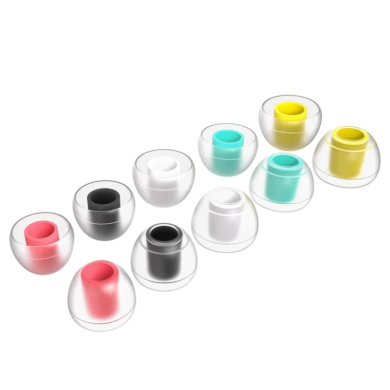 Wooeasy KBEAR 07 Silicone Earphone Eartips S M M- M+ L Size In Ear Earbuds Headset Headphones Accessories for KBEAR KS2 LARK IEM