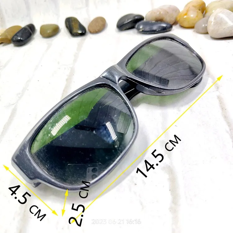 Blongk Glasses Case Waist Bag Genuine Leather Sunglasses Box Pocket Belt Pack Portable Men Women YJHd-55