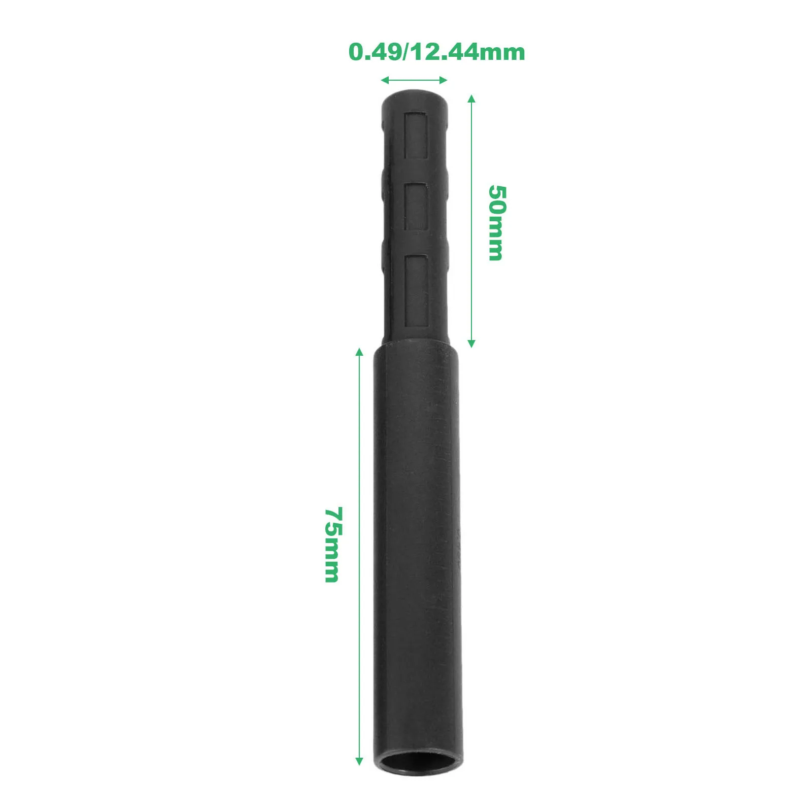 10Pcs Black Golf Club Carbon Fiber Extension Rods Kit Butt Extender Stick for Iron /Graphite Shaft Putter Golf Accessories 125mm