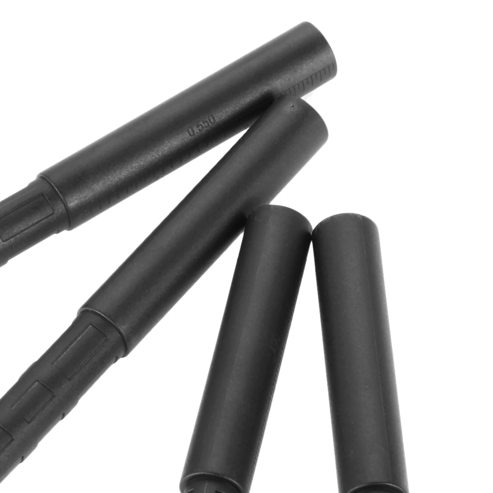 10Pcs Black Golf Club Carbon Fiber Extension Rods Kit Butt Extender Stick for Iron /Graphite Shaft Putter Golf Accessories 125mm