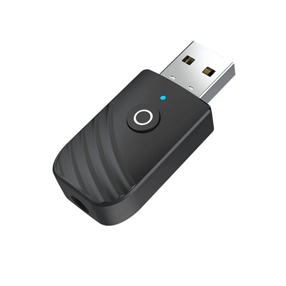BT 3 in 1 Wireless USB Bluetooth 5.0 Adapter Audio Receiver Transmitter 3.5mm AUX Adaptador for Car TV PC Computer Home Stereo