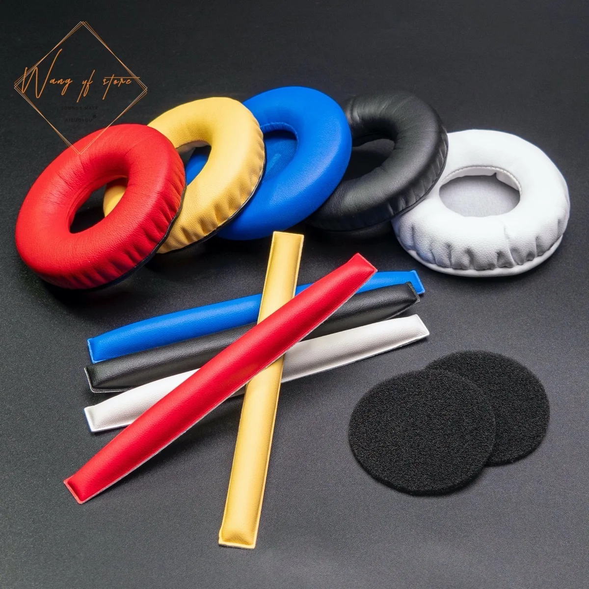 Replacement Ear Pads Foam Cushion Headband For Sennheiser HD25 HD 25 HD 25-1 HD25-1ii HD25SP HMD25 HME25 HMEC25 Headphones