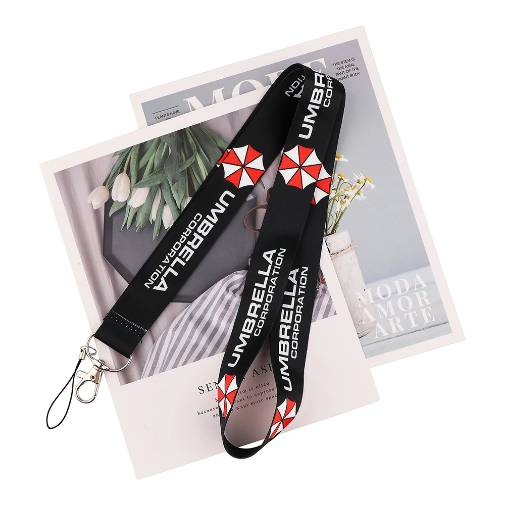 LX660 Umbrella Movies Lanyard For Keys Pendants DIY Hang Rope Keycord USB ID Card Badge Holder Keychain Lanyards Phone Strap