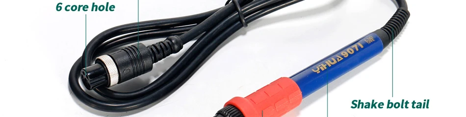 YIHUA soldering station special soldering iron, 907I 907A 907F is suitable for Yihua series soldering station 992D 995D 868D
