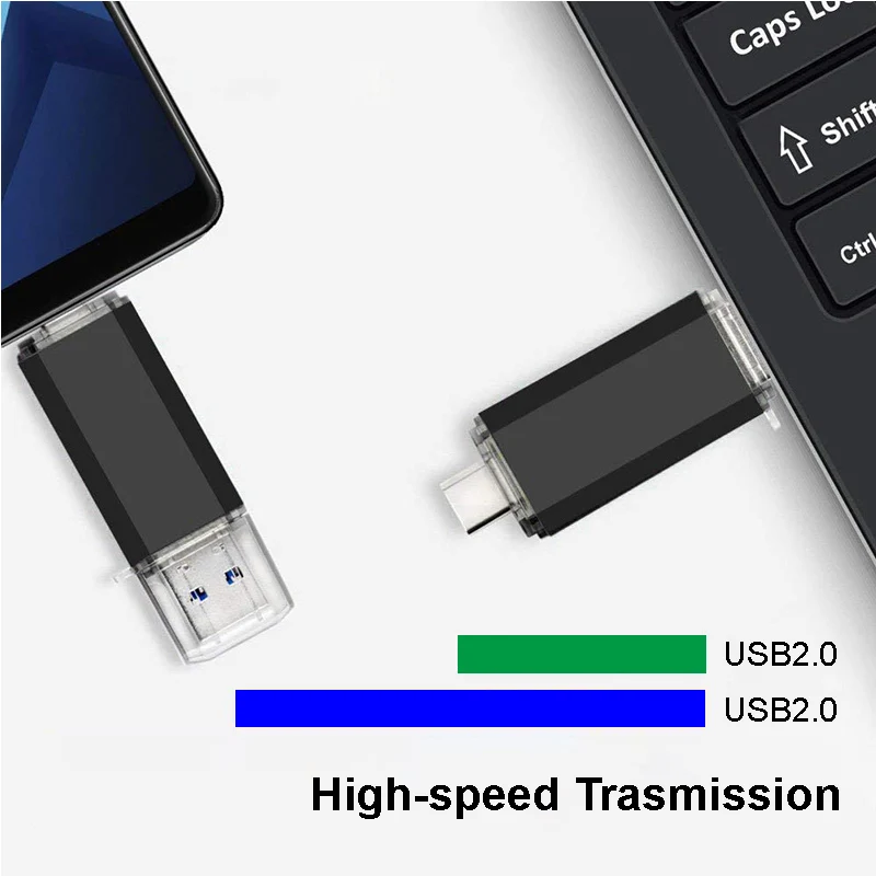 OTG USB Flash Drive 256GB 128GB Type C Pen Drive 64GB 32GB 16GB External Storage Pendrive USB 3.0 Memory Stick For Android/PC