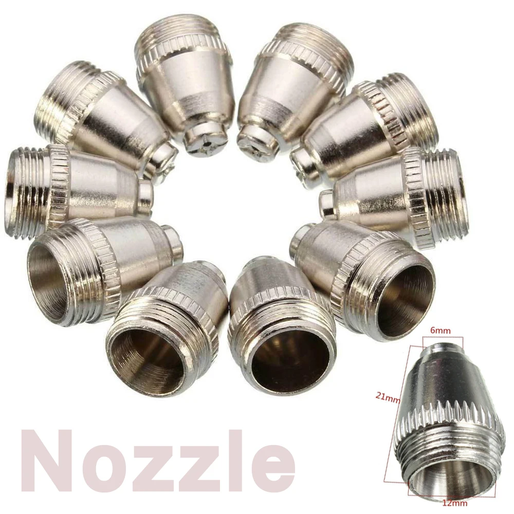 Air Plasma Cutting Gun Accessories Consumables Torch Electrode Tip Nozzle Shield Cap Kit For WSD60 AG60 SG55 CUT60 LGK60