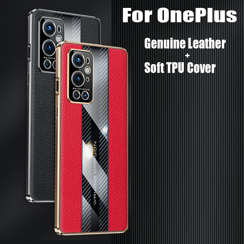 Carbon Fiber Magnetic Leather Flip Cover Case for Oneplus 13 12 12R 11R 10 9 Pro 8T 8 Pro 7T 6T Nord4 Shell Wallet Card Holder