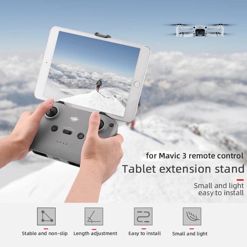 Tablet Extended Bracket Mount for DJI AIR 3S/NEO/Mini 2/4K/Mavic 3/Air 3/2S for RC-N1/2/3 Remote Control Holder Drone Accessory