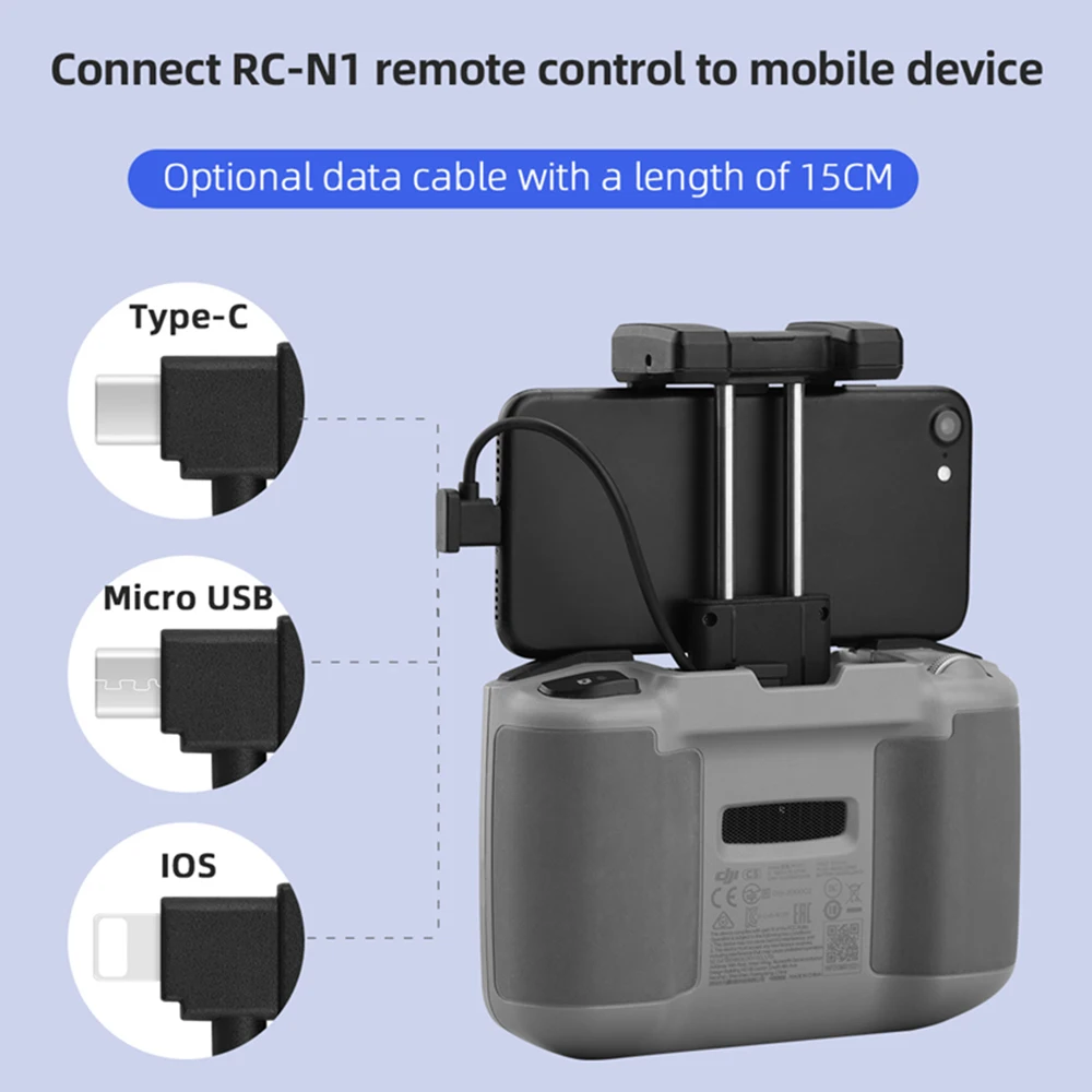Tablet Extended Bracket Mount for DJI AIR 3S/NEO/Mini 2/4K/Mavic 3/Air 3/2S for RC-N1/2/3 Remote Control Holder Drone Accessory