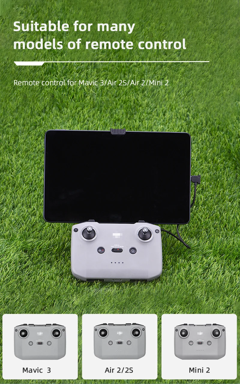 Tablet Extended Bracket Mount for DJI AIR 3S/NEO/Mini 2/4K/Mavic 3/Air 3/2S for RC-N1/2/3 Remote Control Holder Drone Accessory