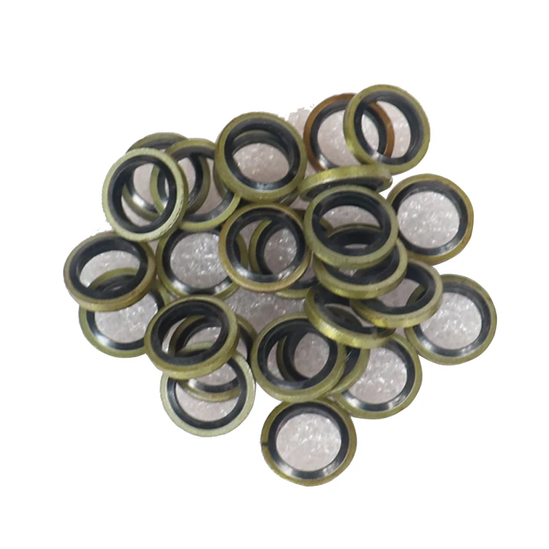 20 Pcs M8 M10 Banjo Bolt Oil Drain Screw Sealing Washer Gaskets for Motorcycle Hydraulic Clutch Brake Pump Brake Hose Caliper