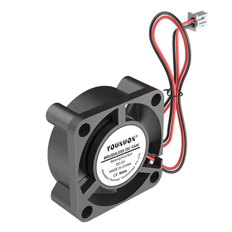 2 Pieces 3d printer fan 3010 30MM 30*30*10MM 3cm Graphics card fan Cooling fan 5V 12V 24V with 2pin sleeve&dual ball
