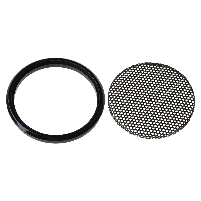 1/2/3/4/5/6 Inch Black Car Speaker Grill Mesh Round Horn Protective Cover Circle Enclosure Net DIY Decorative Accessories