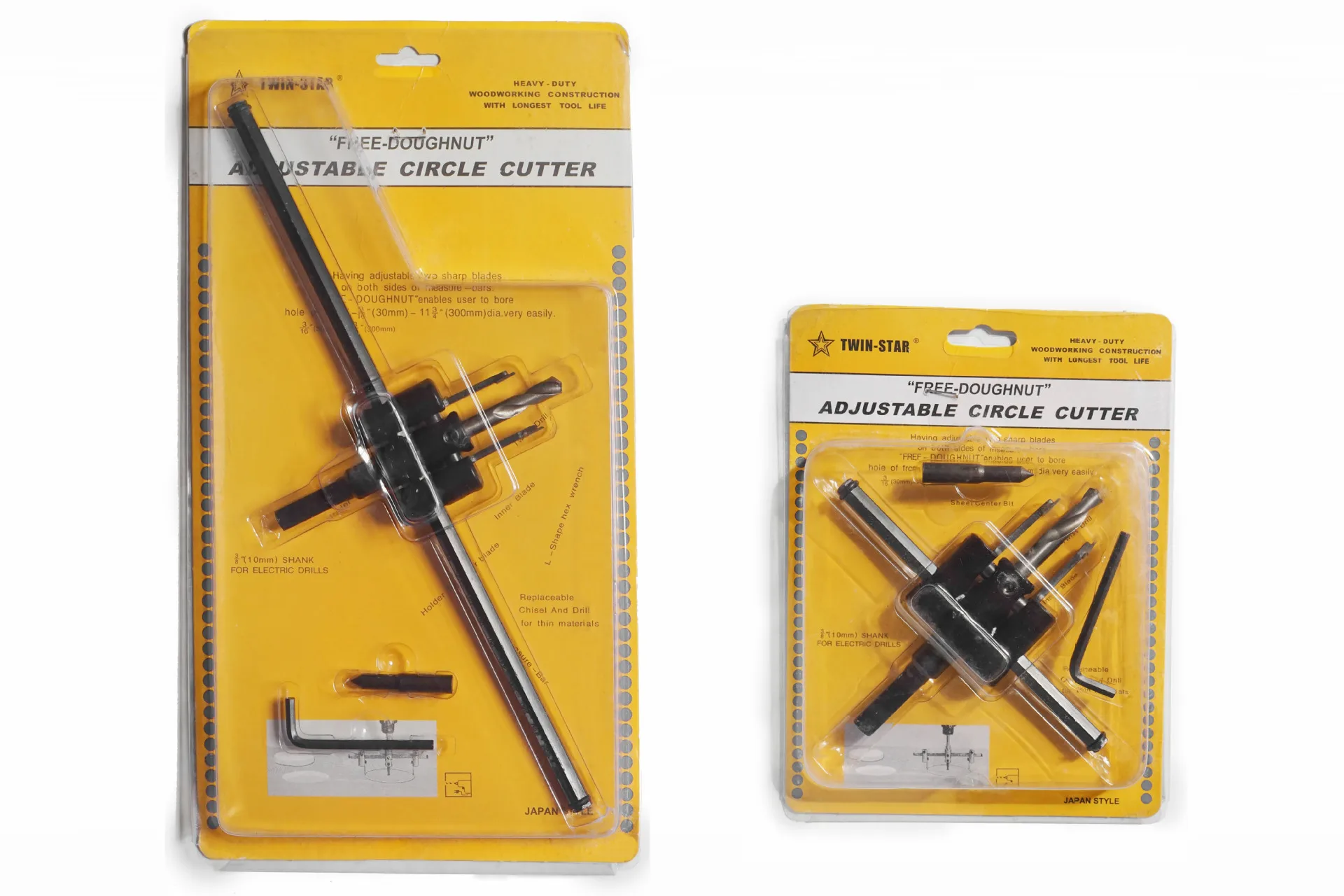 30-120/200/300mm Adjustable Circle Hole Cutter Wood Drywall Drill Bit Saw Round Cutting Blade Aircraft Type DIY Tool