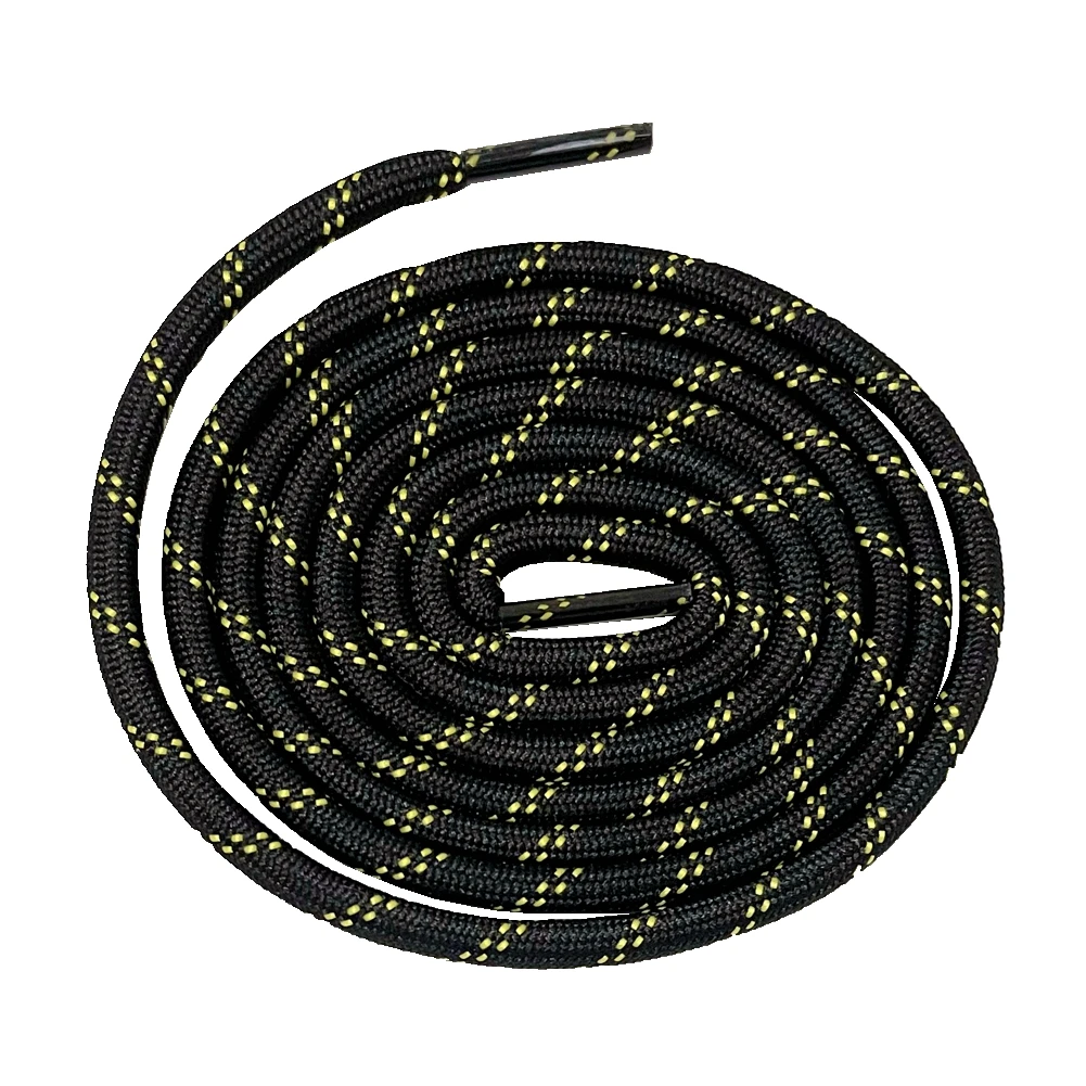 Hot Sale Round Shoe Laces of Polyester Shoelace Strings for Working Hiking Boots 120 - 140 CM