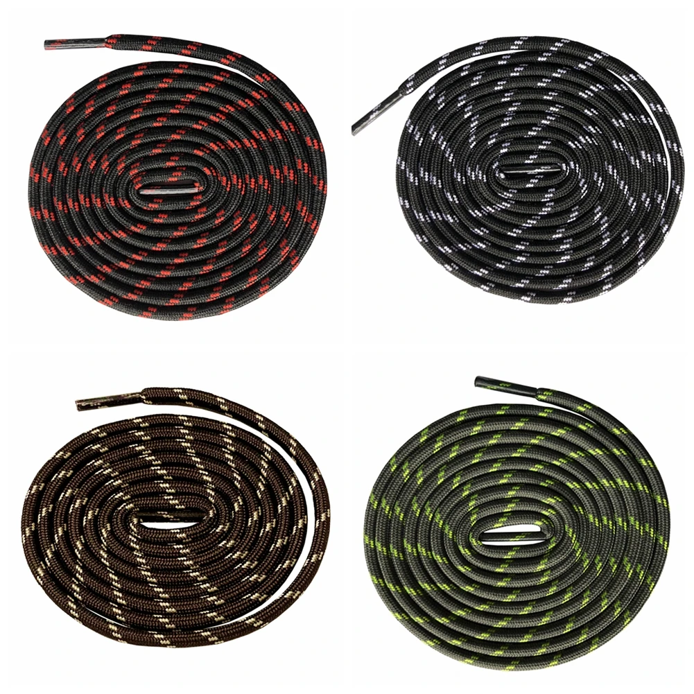 Hot Sale Round Shoe Laces of Polyester Shoelace Strings for Working Hiking Boots 120 - 140 CM