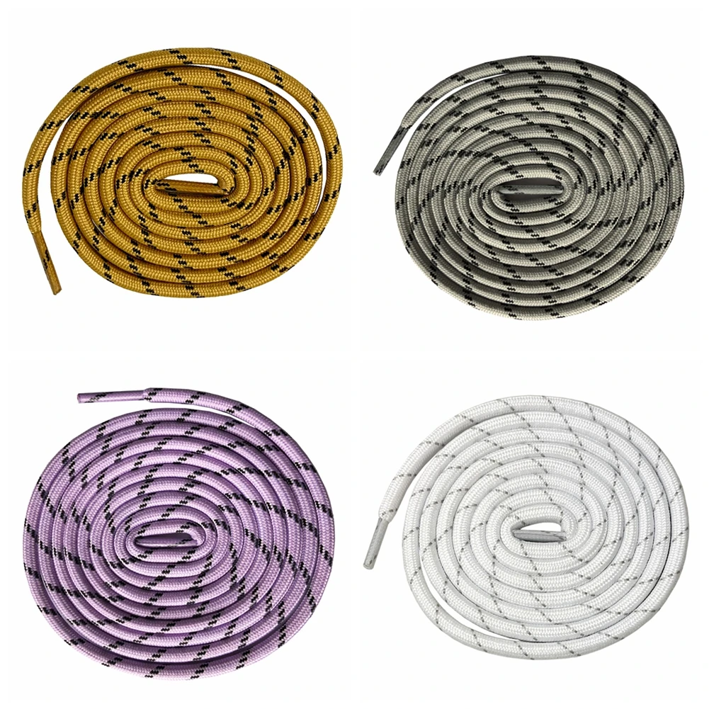 Hot Sale Round Shoe Laces of Polyester Shoelace Strings for Working Hiking Boots 120 - 140 CM