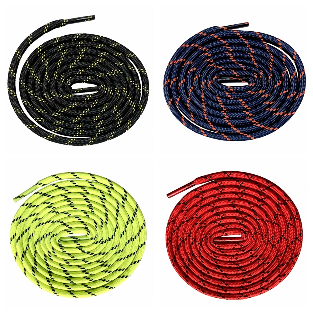 Hot Sale Round Shoe Laces of Polyester Shoelace Strings for Working Hiking Boots 120 - 140 CM