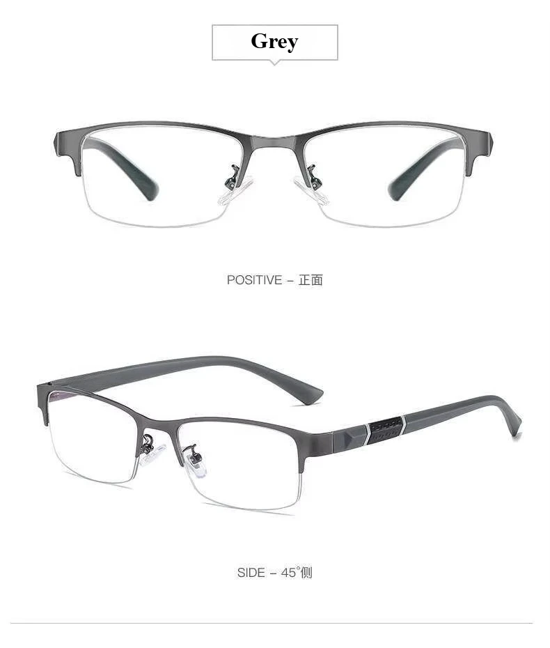 Men Reading Glasses Retro Business Hyperopia Glasses Anti Blue Light Reading Glasses 0 +1.0 To +4.0 Glasses