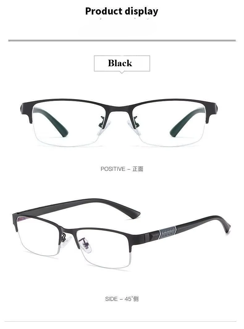 Men Reading Glasses Retro Business Hyperopia Glasses Anti Blue Light Reading Glasses 0 +1.0 To +4.0 Glasses