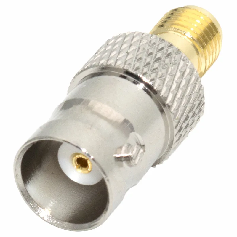 BNC Male Female Jack to SMA Female Jack Straight RF Adapter BNCK SMAK Coaxial Connector High Quality for SDR CCTV Camera Scanner
