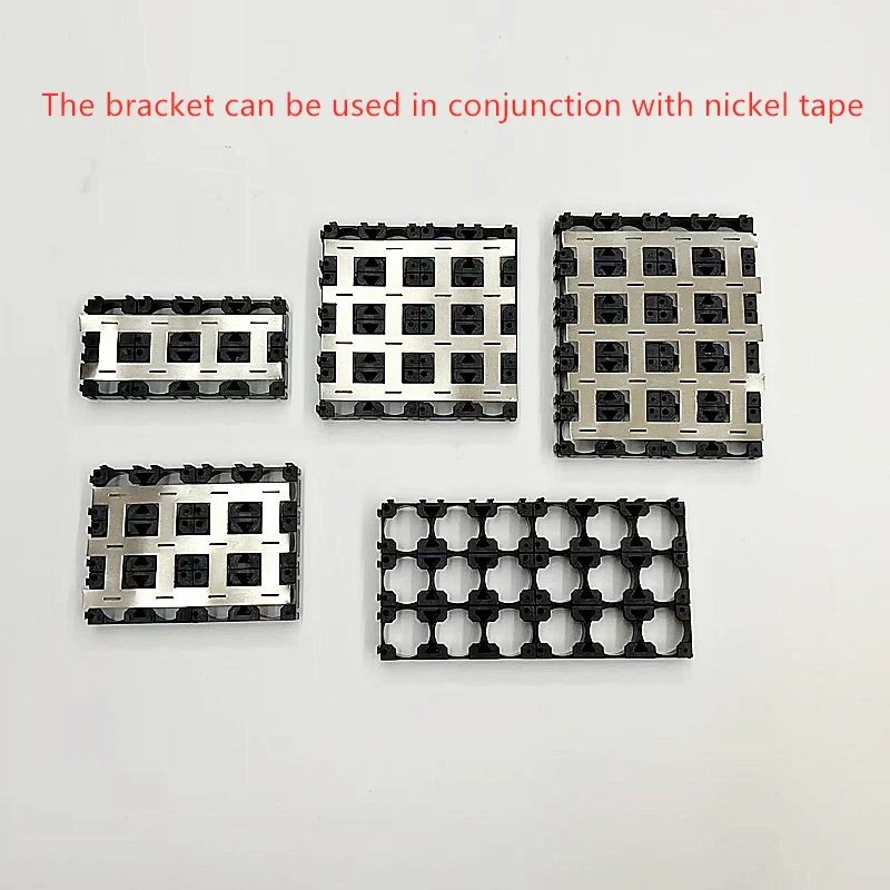 10/20/50/100PCS 18650 Battery Holder Safety Anti Vibration Holder Bracket Li-ion Cell Holder Cylindrical Plastic Case