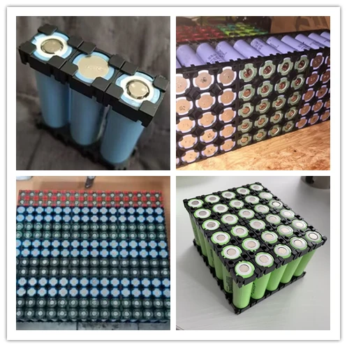 10/20/50/100PCS 18650 Battery Holder Safety Anti Vibration Holder Bracket Li-ion Cell Holder Cylindrical Plastic Case