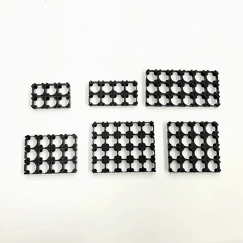 10/20/50/100PCS 18650 Battery Holder Safety Anti Vibration Holder Bracket Li-ion Cell Holder Cylindrical Plastic Case