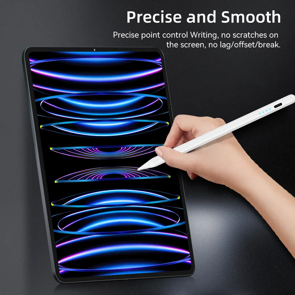 For iPad Pencil 2 1 Palm Rejection Power Display iPad Accessories iPad 2022 2021 2020 2019 2018 Pro 11 12.9 Air Mini Stylus Pen