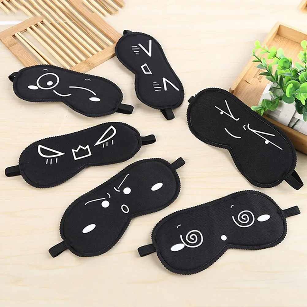 1pc Sleeping Eye Mask Black Mask Travel Sleep Tools Bandage On Eyes Black Eye Shade Sleep Mask