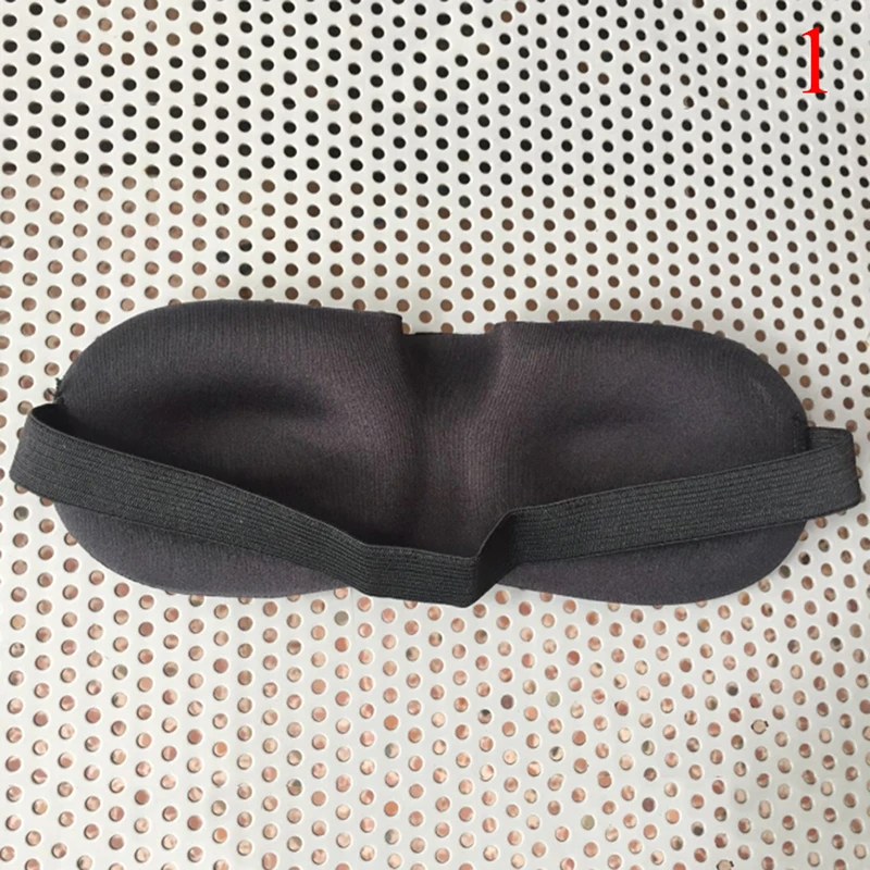 1pc Sleeping Eye Mask Black Mask Travel Sleep Tools Bandage On Eyes Black Eye Shade Sleep Mask