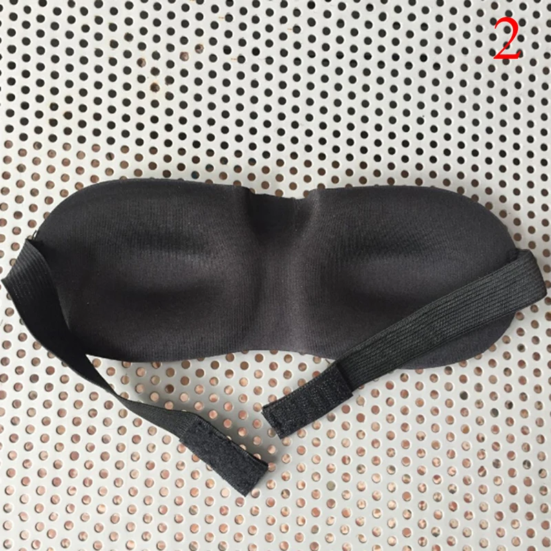 1pc Sleeping Eye Mask Black Mask Travel Sleep Tools Bandage On Eyes Black Eye Shade Sleep Mask