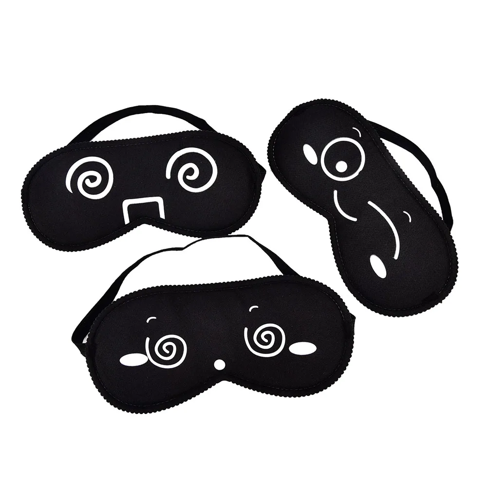 1pc Sleeping Eye Mask Black Mask Travel Sleep Tools Bandage On Eyes Black Eye Shade Sleep Mask