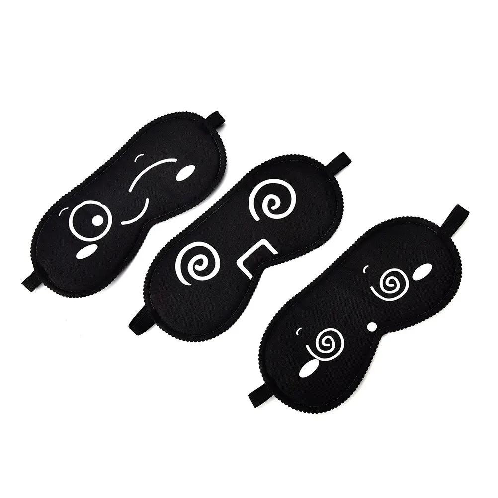 1pc Sleeping Eye Mask Black Mask Travel Sleep Tools Bandage On Eyes Black Eye Shade Sleep Mask