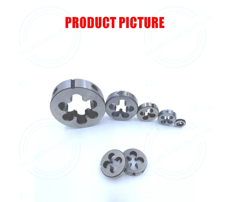 1Pc M2 M2.2 M2.5 M2.6 M3 M3.5 x 0.35mm 0.4mm 0.45mm 0.5mm 0.6mm Metric Right Hand Die Threading Tool For Mold Machining