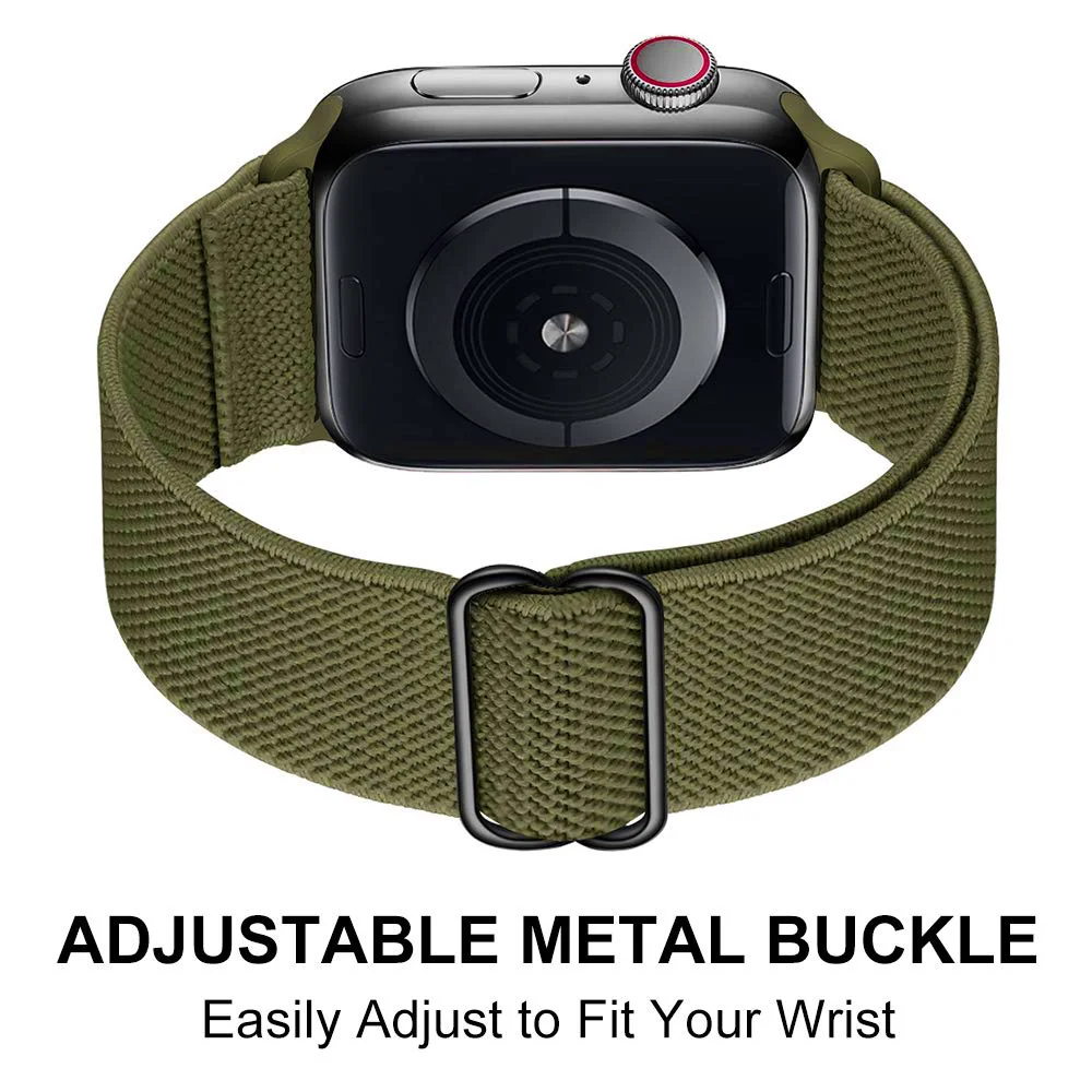 Scrunchie Strap for Apple Watch Band 45mm 44mm 40mm 41mm 42mm 46mm 49mm Elastic Nylon Bracelet iWatch 12 11 9 8 7 6 5 SE Ultra 4