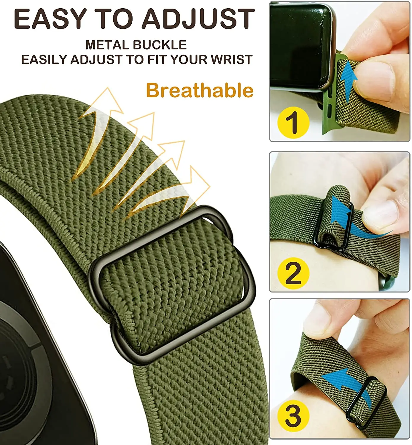 Scrunchie Strap for Apple Watch Band 45mm 44mm 40mm 41mm 42mm 46mm 49mm Elastic Nylon Bracelet iWatch 12 11 9 8 7 6 5 SE Ultra 4