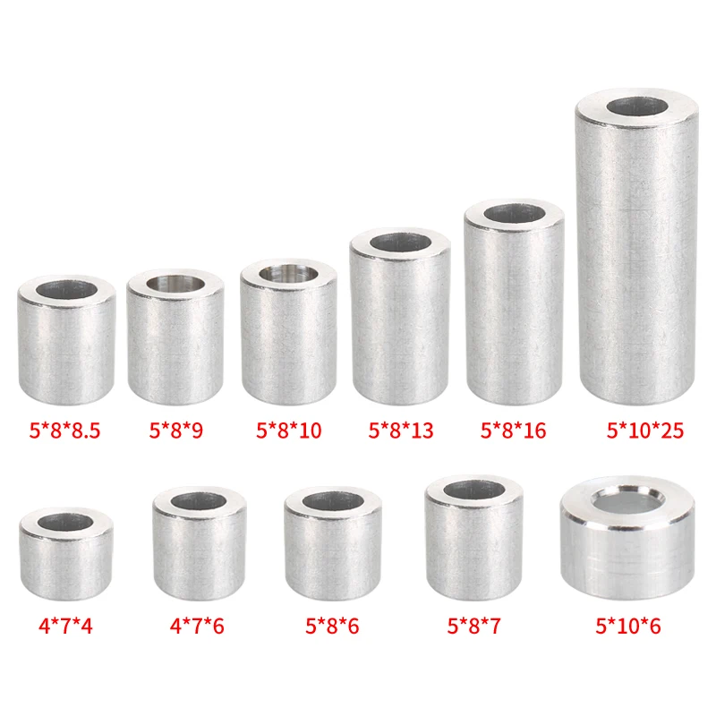 10/20PCS 3D Printer Parts Aluminium Spacer Isolation Column V-slot Separate Pillar Quarantine For 3D Printer Reprap