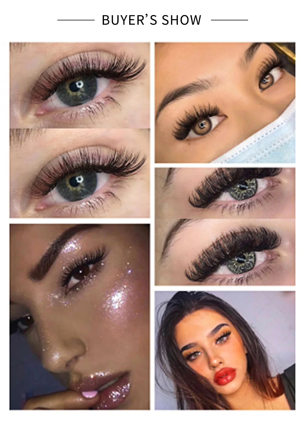 Abonnie New Arrival Dark Brown Eyelash Extension 12 Lines Mix 8-15mm Fake Mink Eyelash Makeup Silk Handmade Natural Lashes
