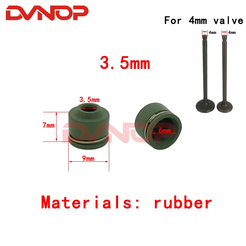 10pcs Motorcycle Valve Oil Seal For Honda CG125 CG150 Yamaha YP250 GS 150cc 125cc 200cc JH70 GY6 50 125 250 SCOOTER MOPED