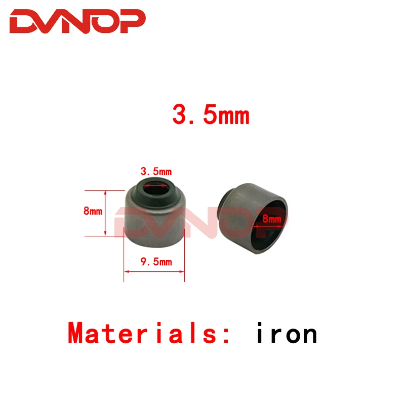 10pcs Motorcycle Valve Oil Seal For Honda CG125 CG150 Yamaha YP250 GS 150cc 125cc 200cc JH70 GY6 50 125 250 SCOOTER MOPED