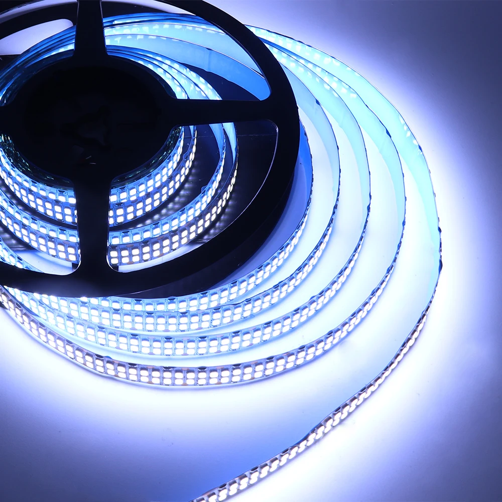 480Leds/m SMD 2835 Led Strip 24V 12V 5M 2400Leds Double Row Flexible Led Stripe 1200LEDs 900LEDs Tape Ribbon Project Lighting