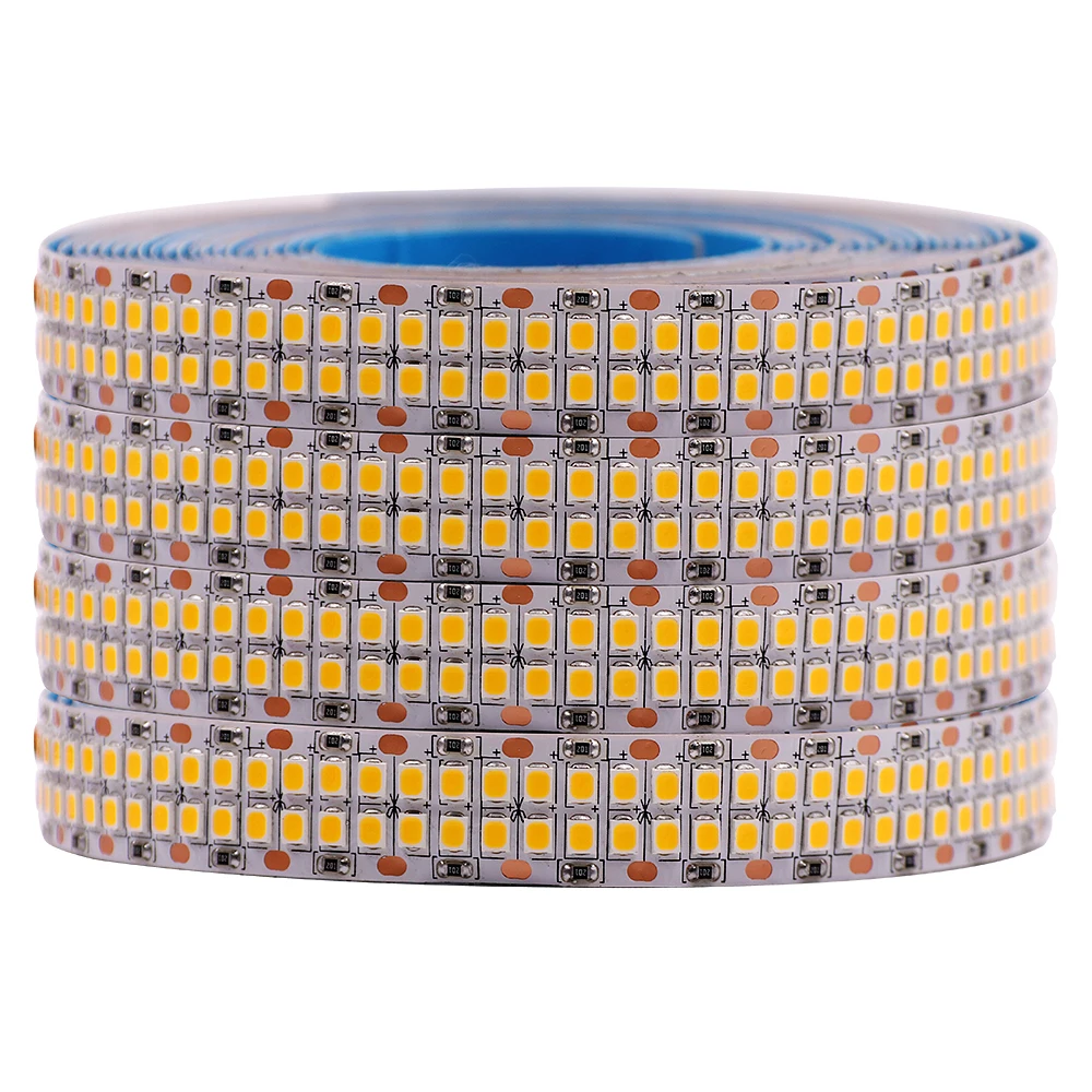 480Leds/m SMD 2835 Led Strip 24V 12V 5M 2400Leds Double Row Flexible Led Stripe 1200LEDs 900LEDs Tape Ribbon Project Lighting