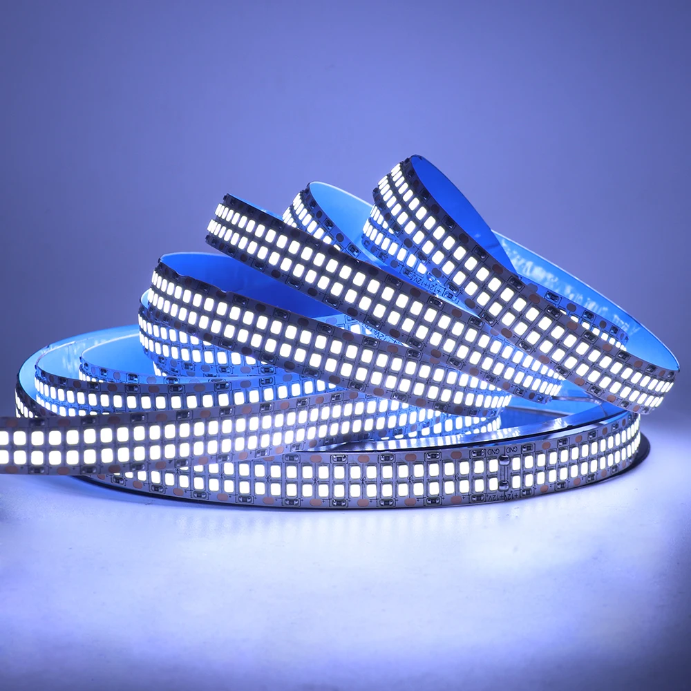 480Leds/m SMD 2835 Led Strip 24V 12V 5M 2400Leds Double Row Flexible Led Stripe 1200LEDs 900LEDs Tape Ribbon Project Lighting