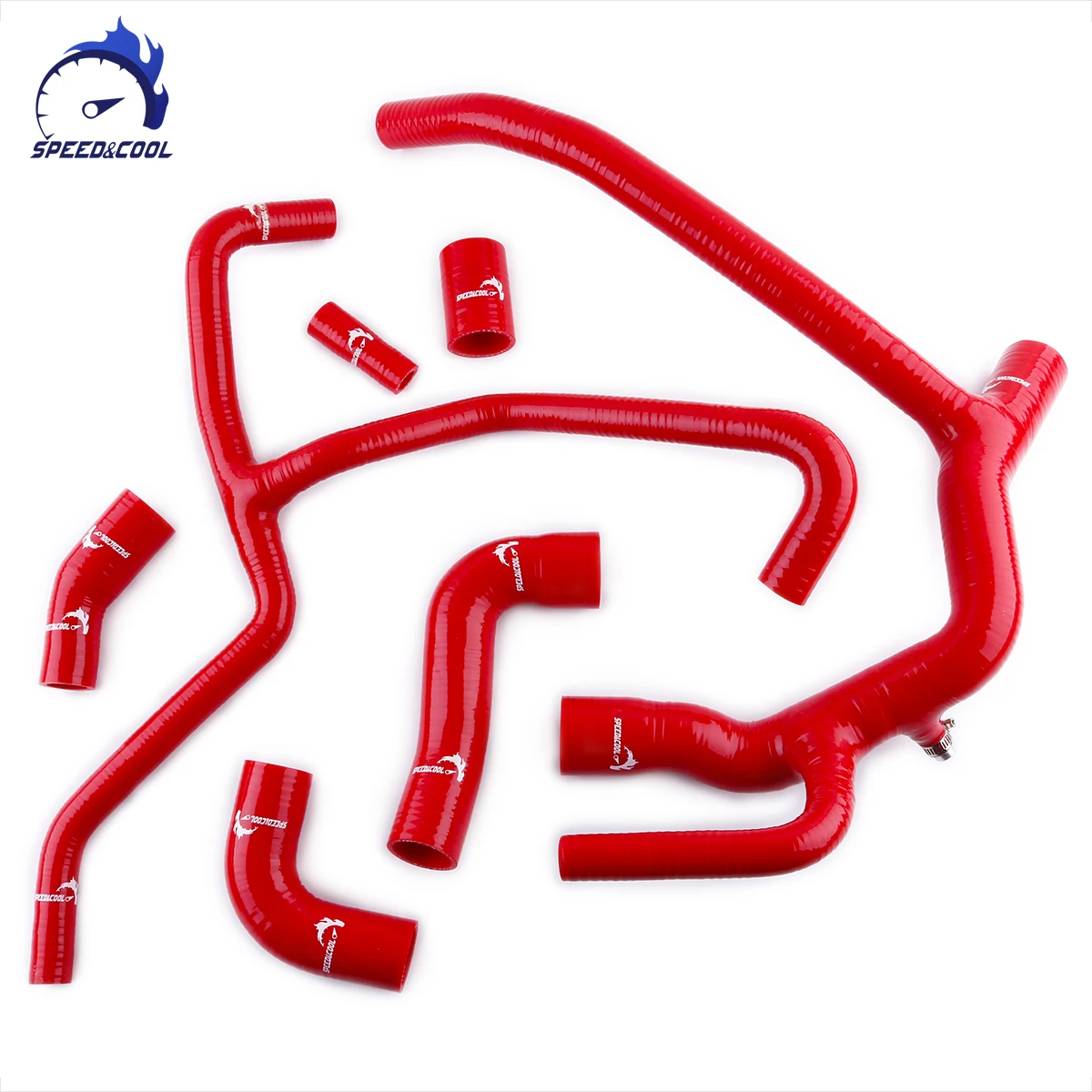 SPEED&COOL For 1999-2004 Land Rover Discovery 2 TD5 Turbo Intercooler Pipe Silicone Hose